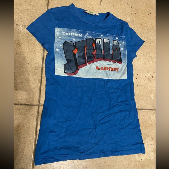 Stella McCartney Logo Print Tee "Greetings from Stella McCartney" - Picture 2 of 4